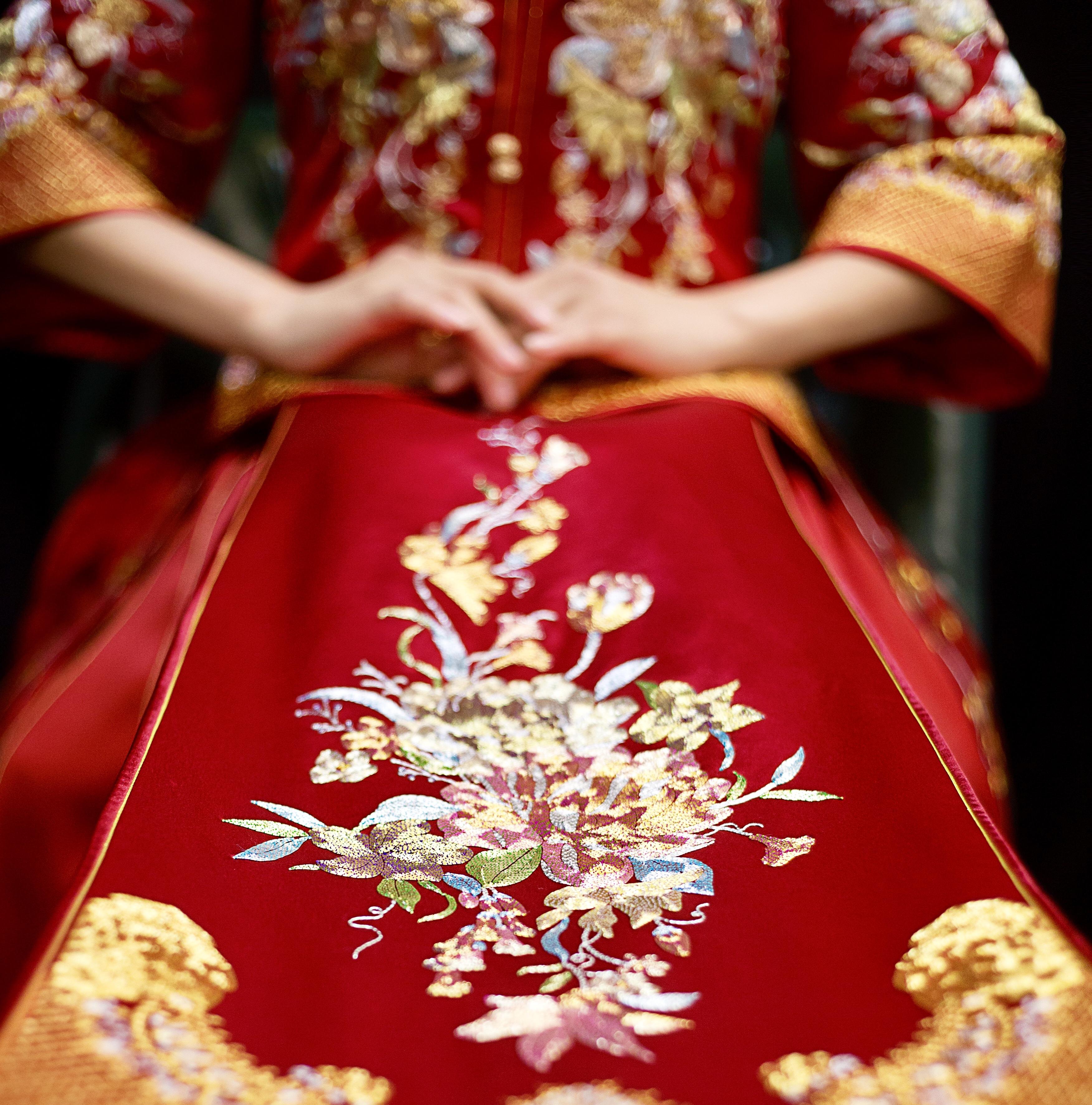 【潮婚特卖】《百花》 中式嫁衣秀禾服