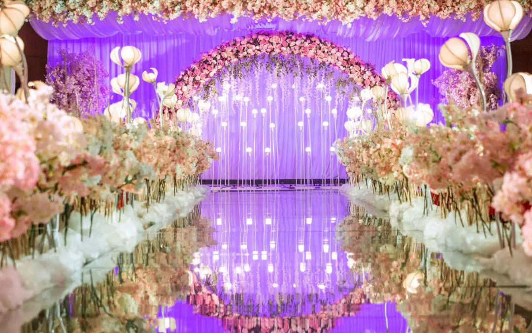 【红影婚礼】梦幻公主风系列B粉色樱花主题婚礼
