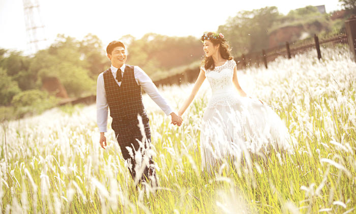 幸福美满 婚纱照