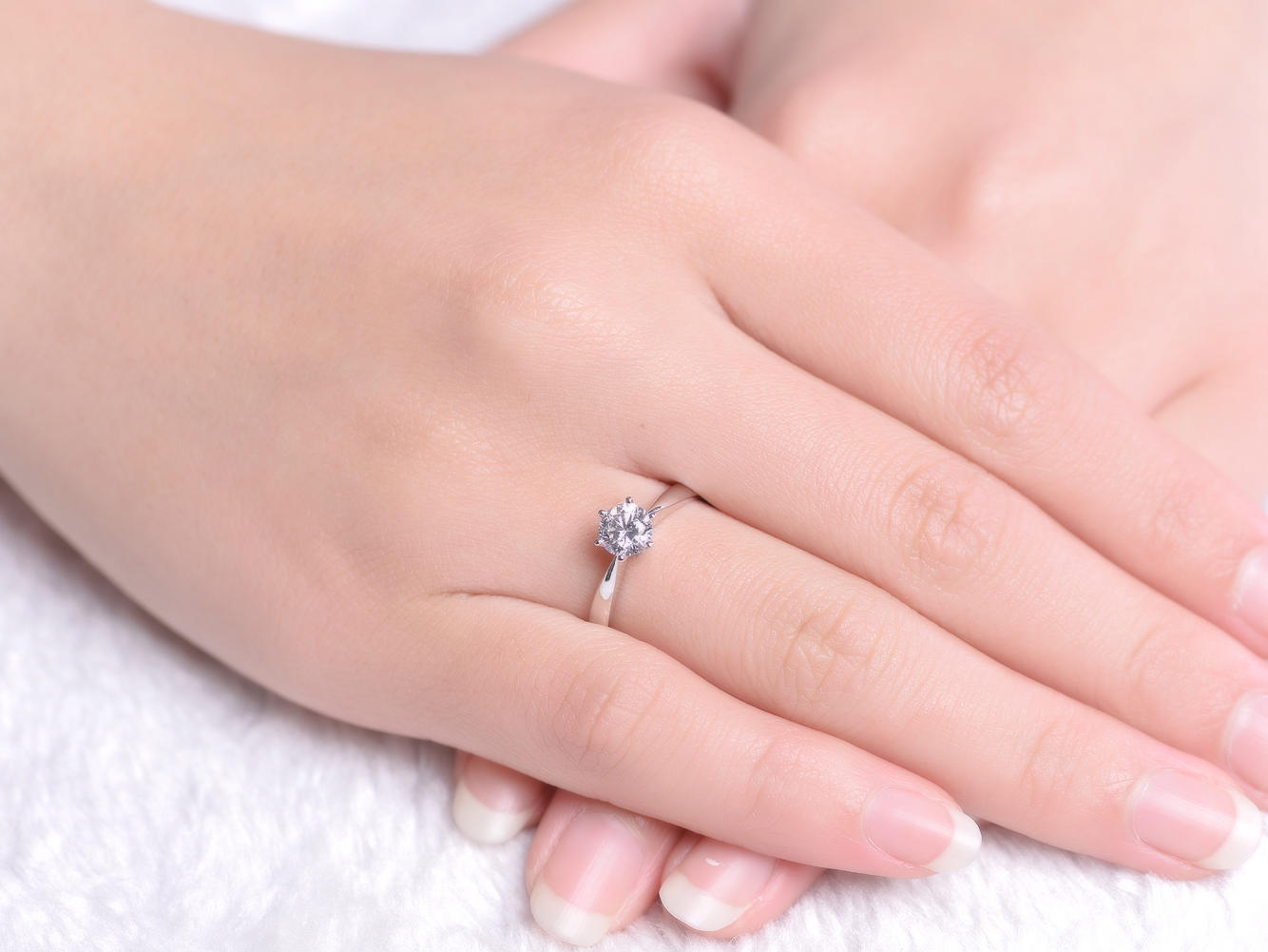 钻戒定制 50分 H色 GIA证书