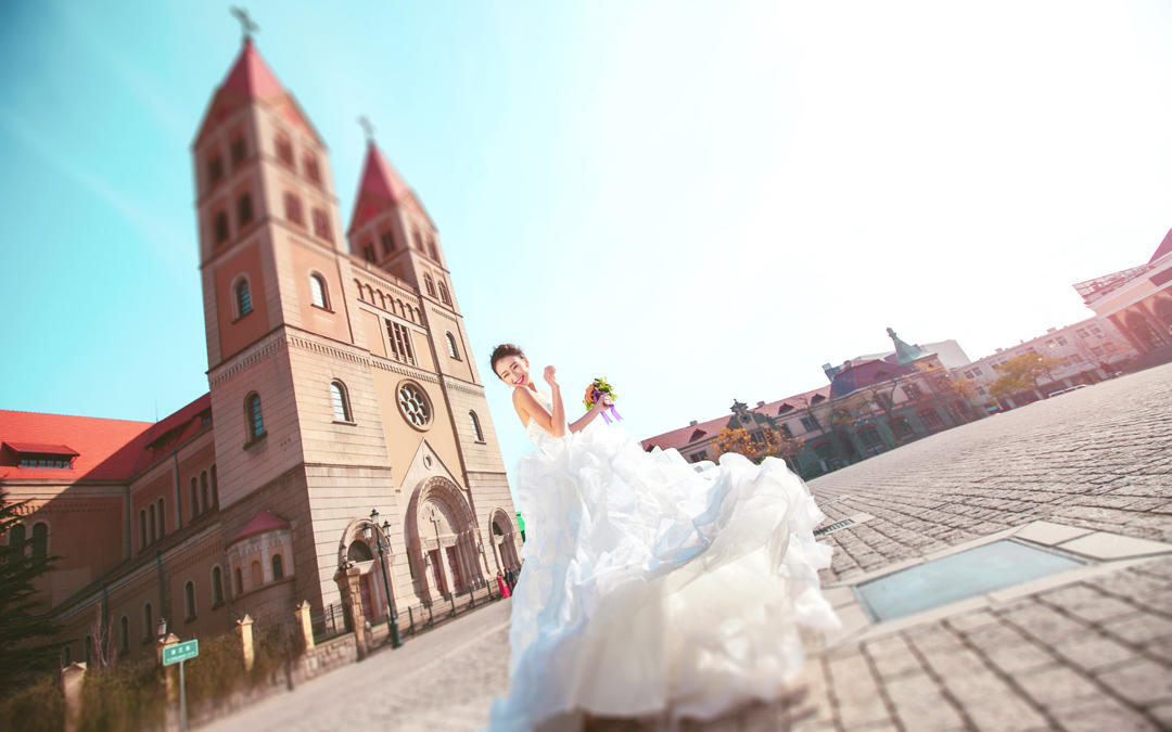 【全店通用】米琦美摄婚纱照结婚证件照 结婚登记照