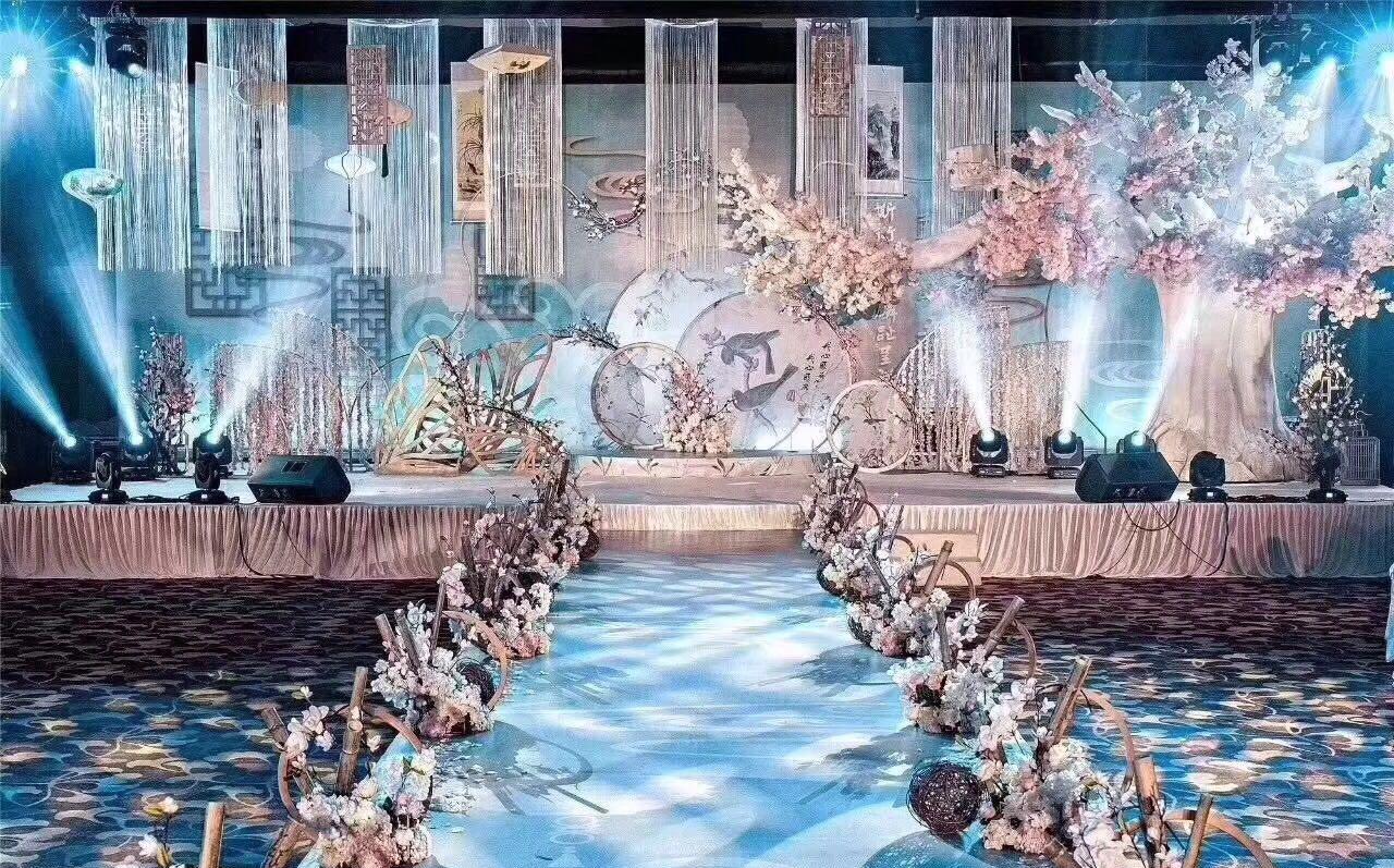 《浪漫维汀》蓝色主题中式婚礼