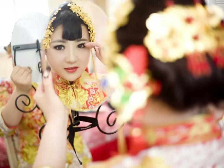 i love u 赫谷风情 新娘早妆
