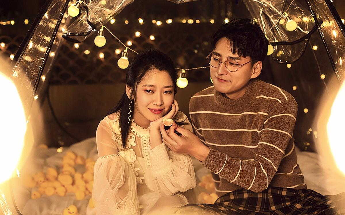 团购套餐  韩式唯美婚照 外景+内景+ 底片全送