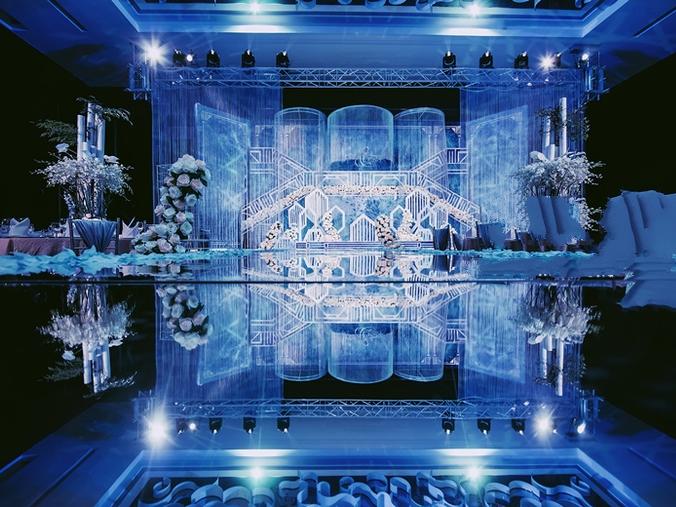 馨喜尚主题婚礼唯美几何风婚礼《凛》