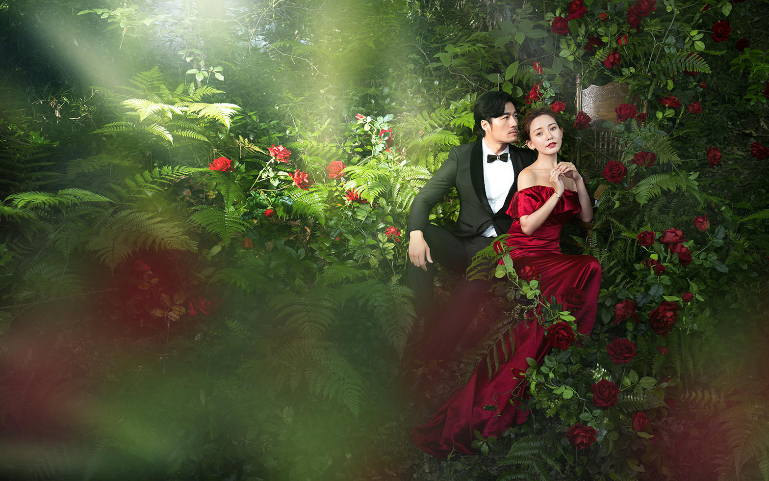 工笔画 新中式  古典简约