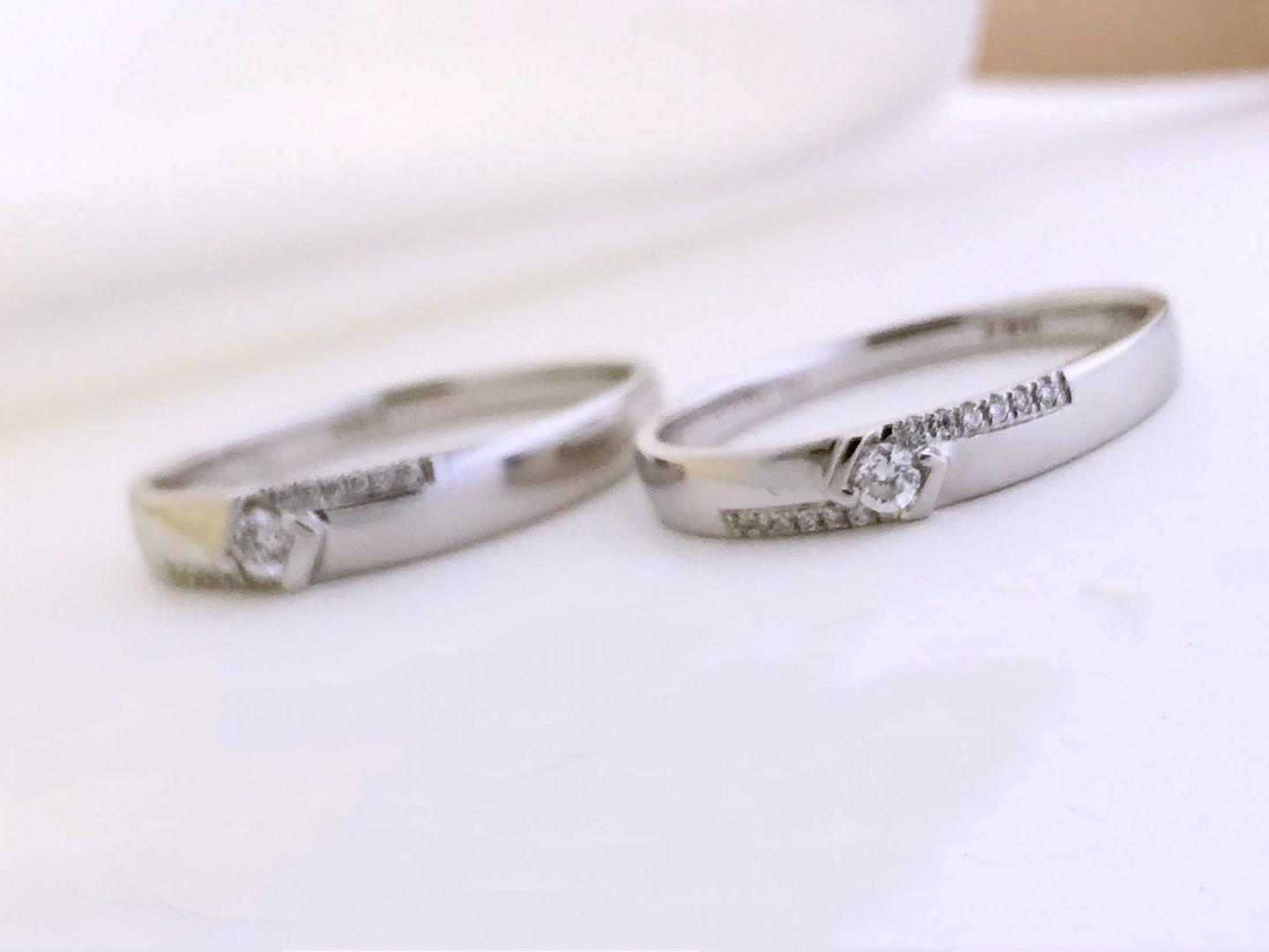 GR-互·爱系列钻石对戒 爱是相互的 交会的灵魂