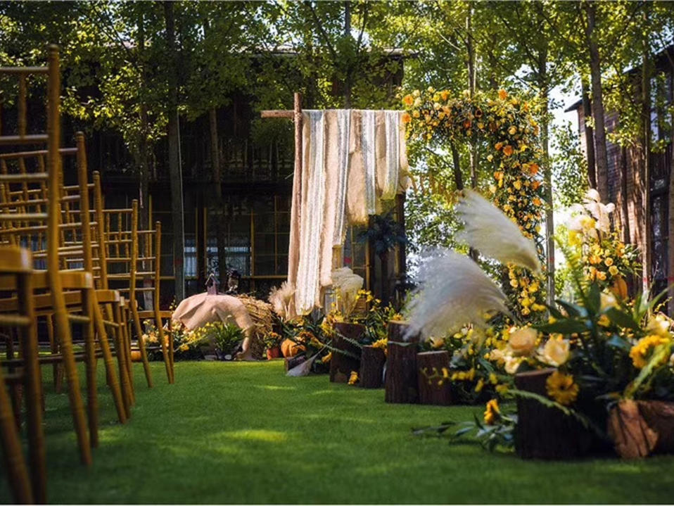 #向日葵#室外田园风小清晰婚礼