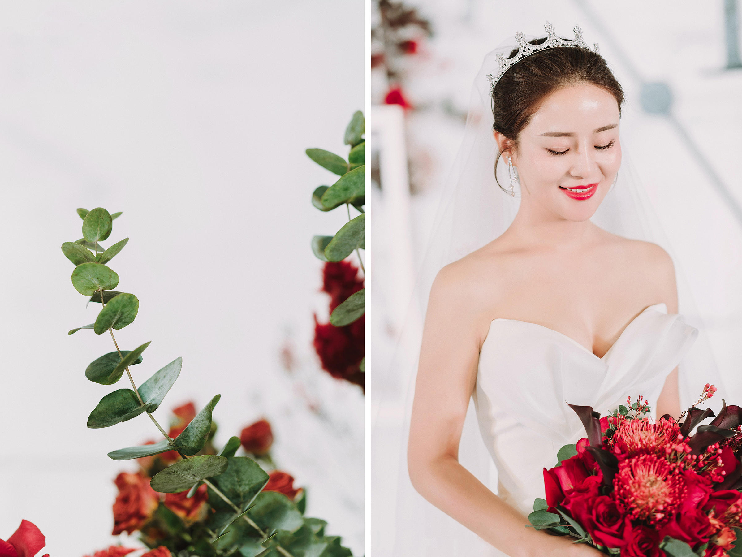 【大理石撞色系】白色搭红简约系