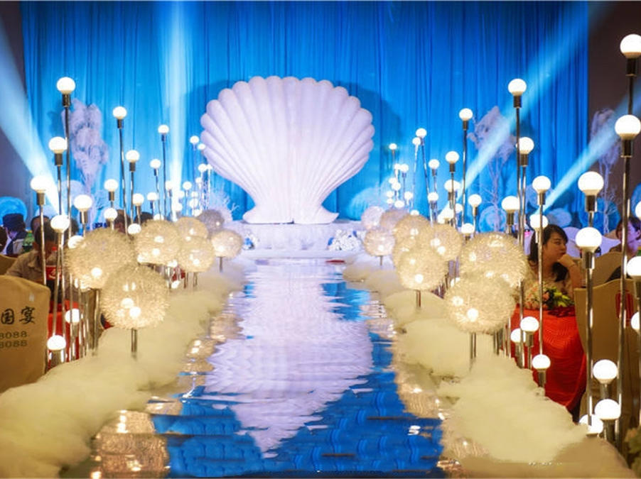  浪漫海洋风系列婚礼布置