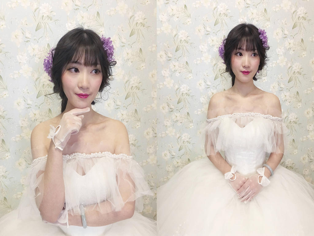 <赫蒂五周年庆>婚纱礼服10件套+跟妆+男士西服