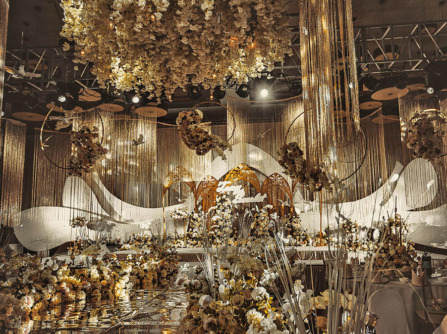 【巨匠婚礼】轻奢欧式华丽金色主题定制婚礼