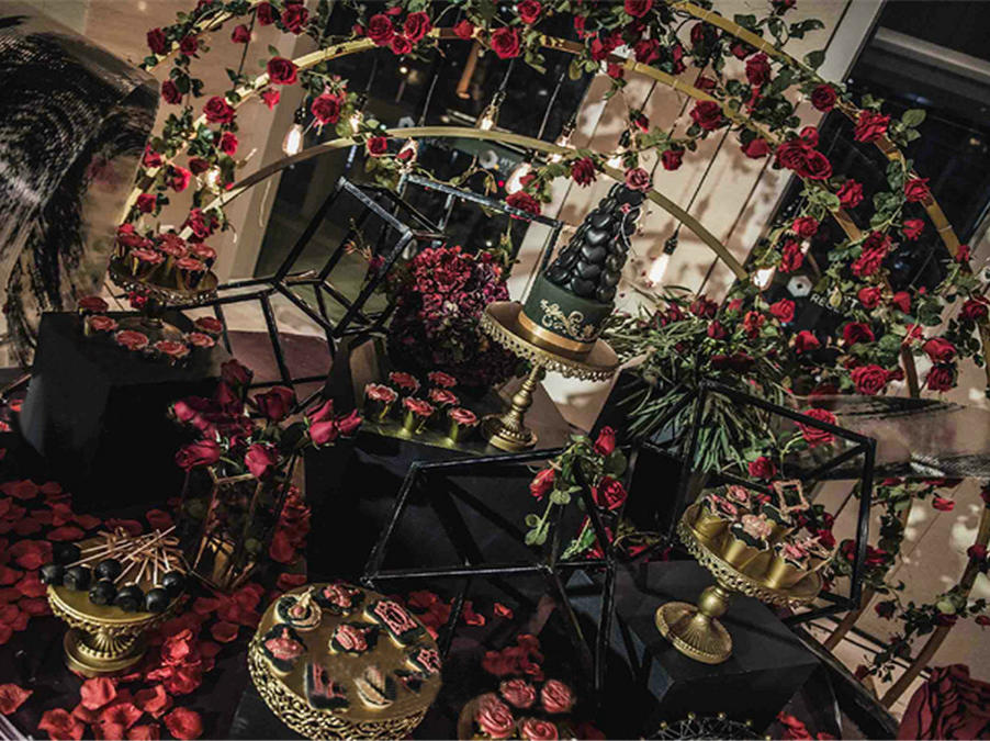 《红黑色系主题婚礼》高端华丽，奢华时尚
