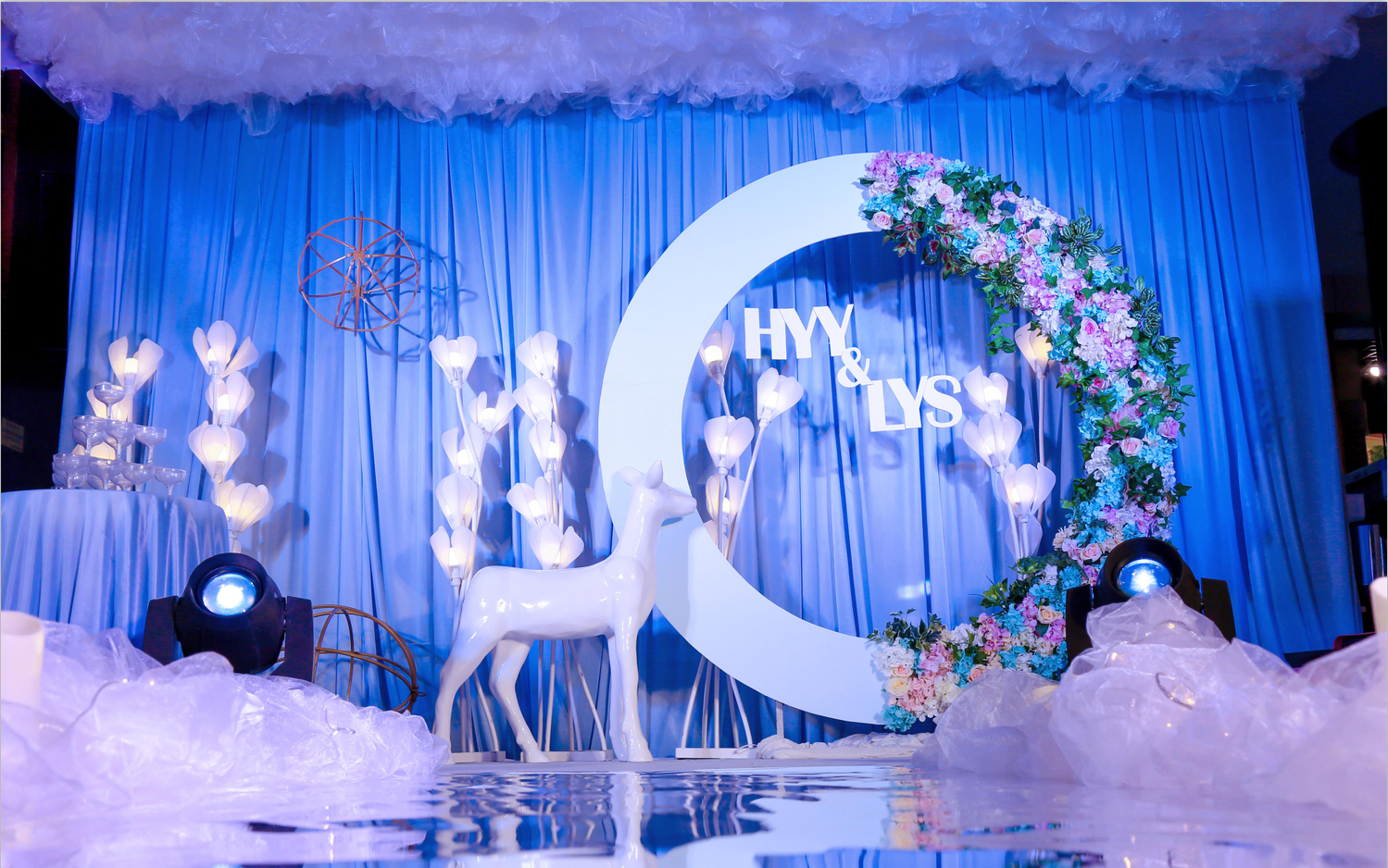 蓝色小清新婚礼-梦享婚礼