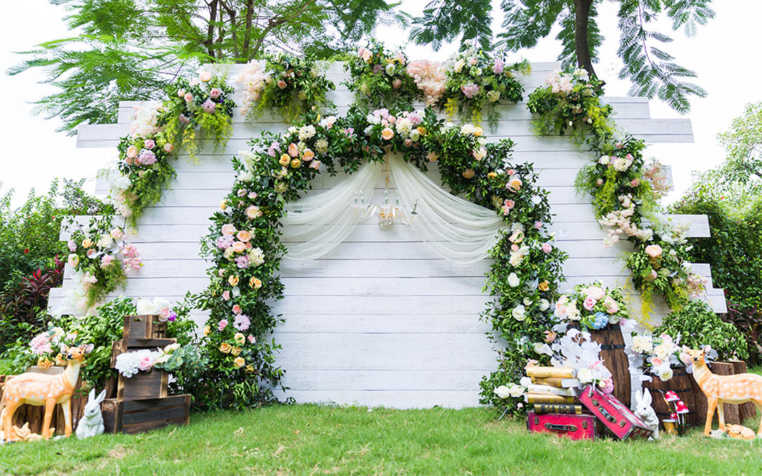 澜一婚礼 香槟白西式婚礼