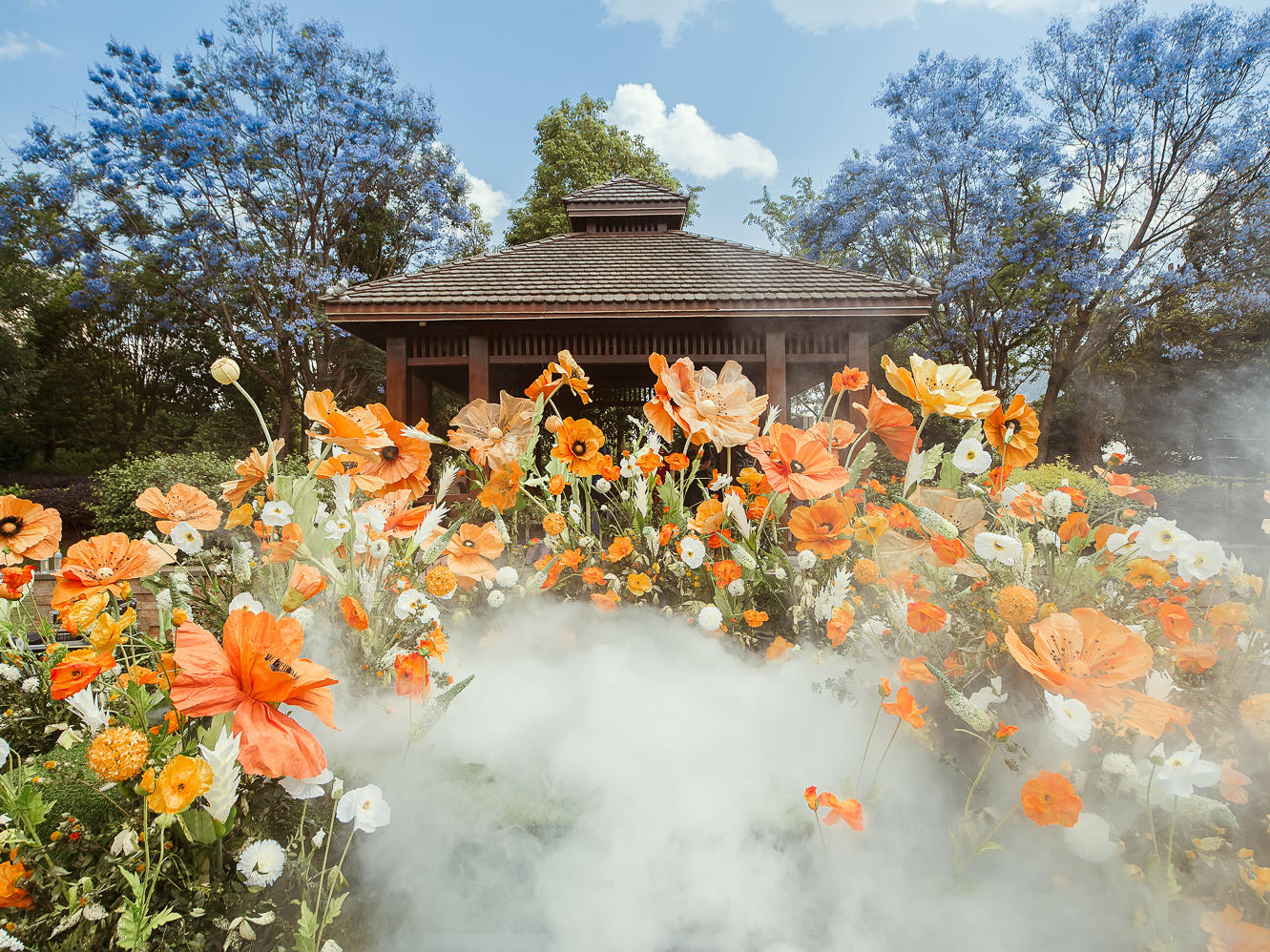 蜜堂 | 自然系橙黄色系户外婚礼（下单送化妆）