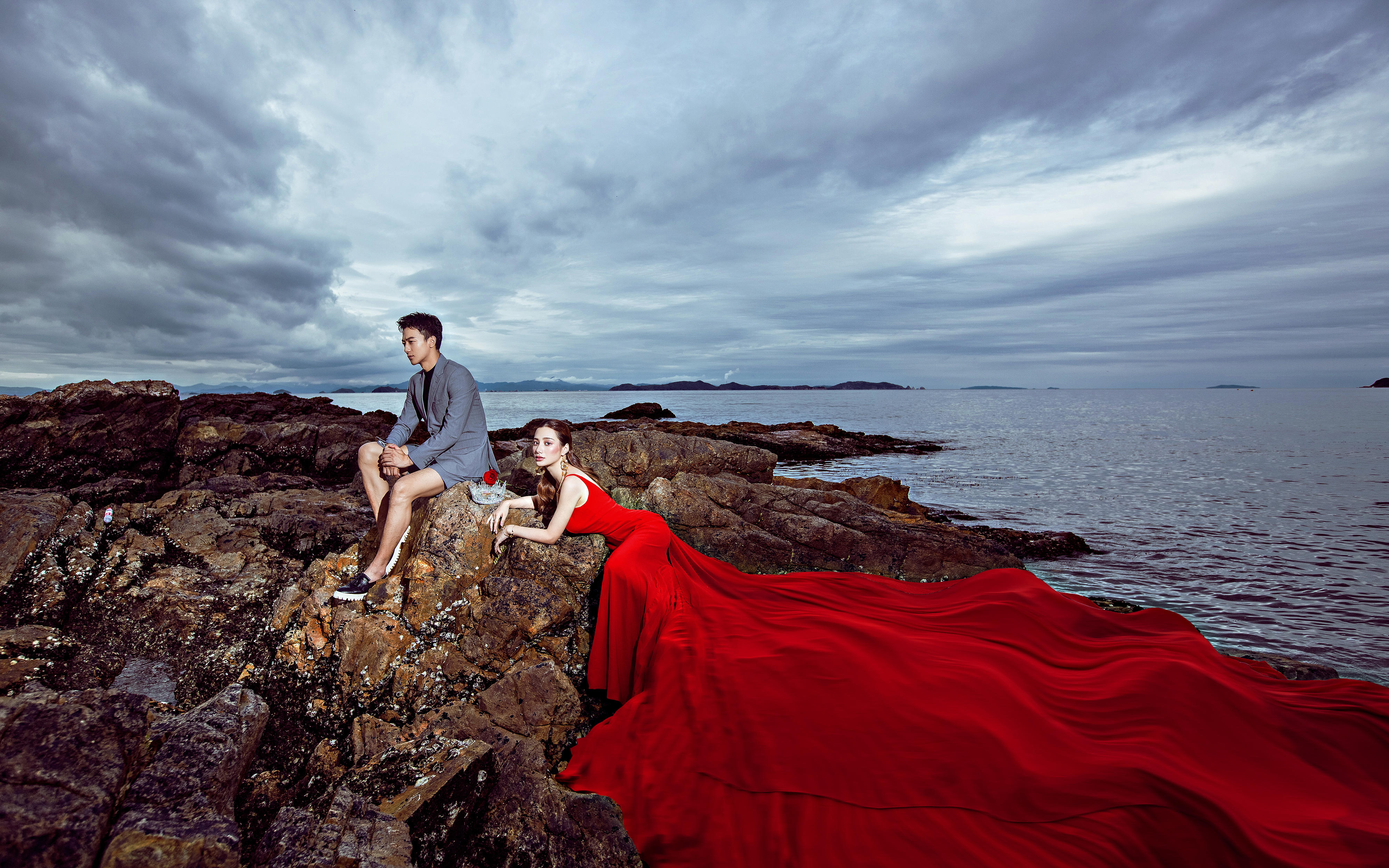 網(wǎng)紅同款婚紗夏威夷+主題任選