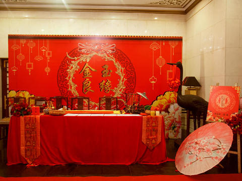 海航酒店 中国风婚礼 中式婚礼的必选风格