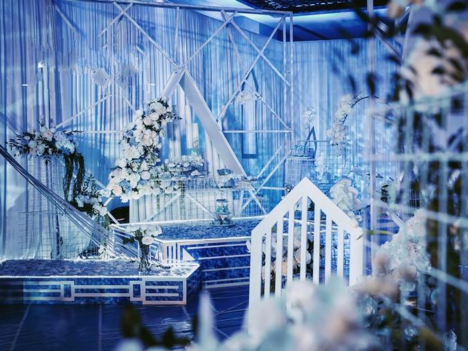 馨喜尚主题婚礼唯美几何风婚礼《凛》