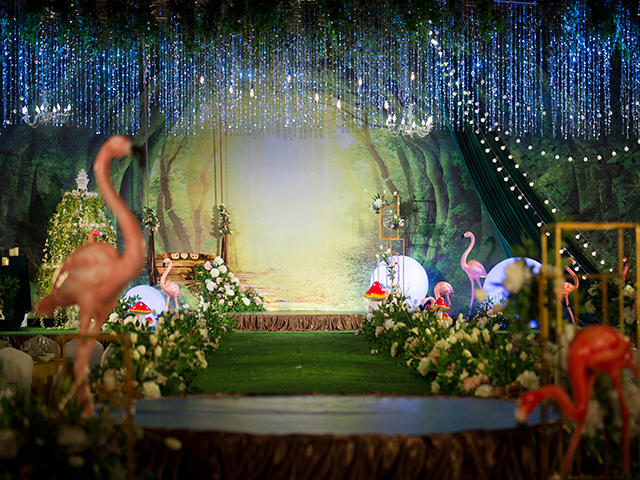 【玛芮婚礼】+森系婚礼+纯布场