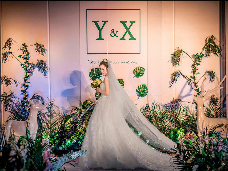 【造梦主义婚礼】  白绿 小森系  清新风格 