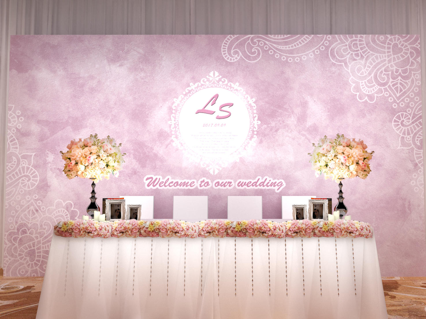 HR限时特惠 粉紫色主题婚礼 ‘初遇 ’活动大促