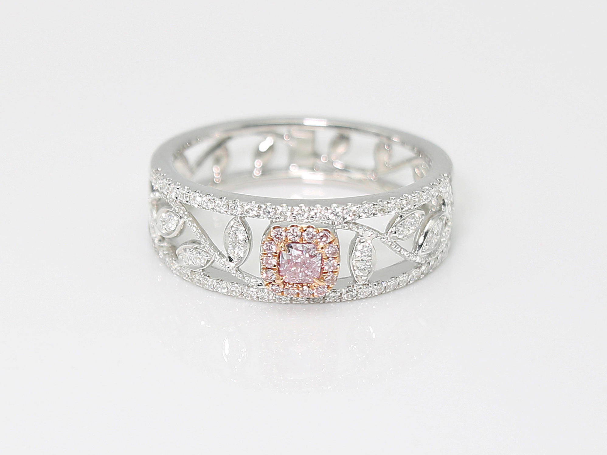 【小公主】粉钻复古奢华钻戒