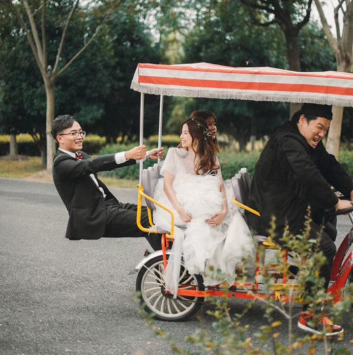 【鸵鸟毛】高级定制全手工缝制A字公主迎宾出门纱