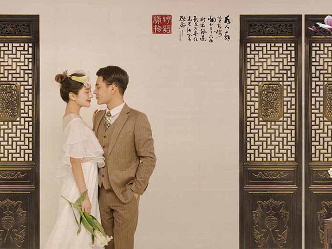 【文艺中国风】第八高端  工笔画风系列婚纱照