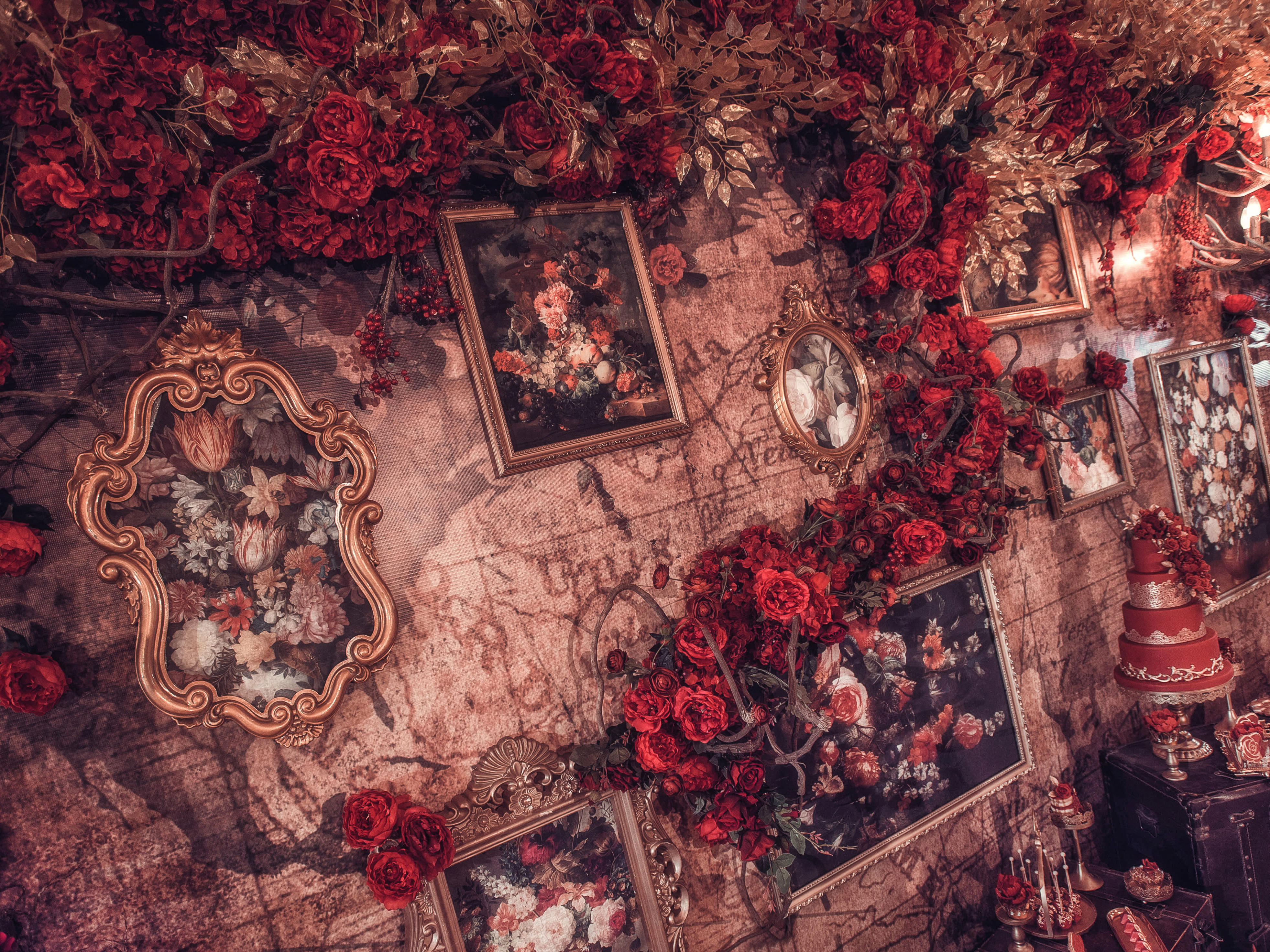 荆路丨DreamPark·复古宫廷红金系婚礼