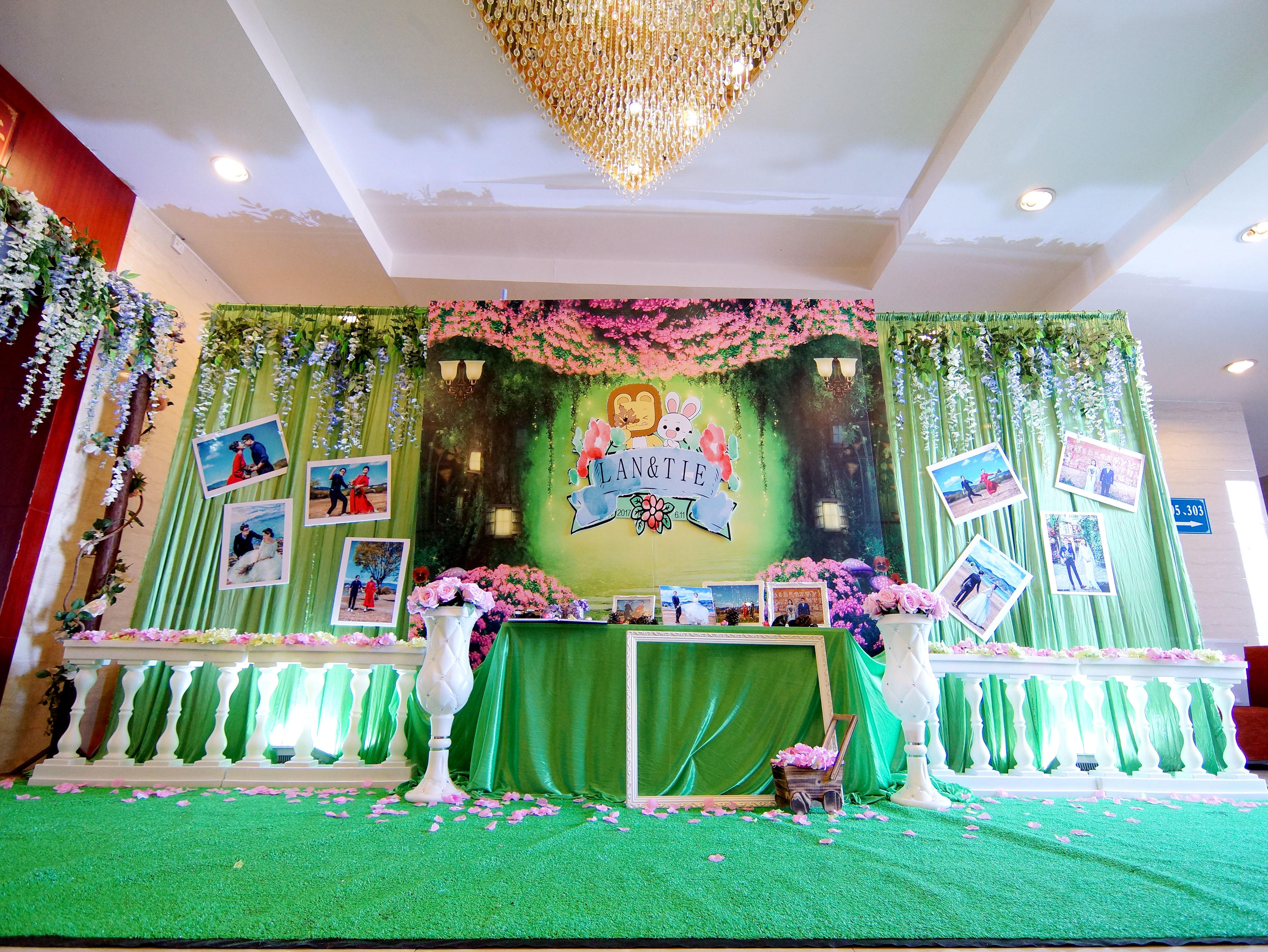 【麦瑞蜜婚礼工作室】森林小清新套系婚礼策划布置