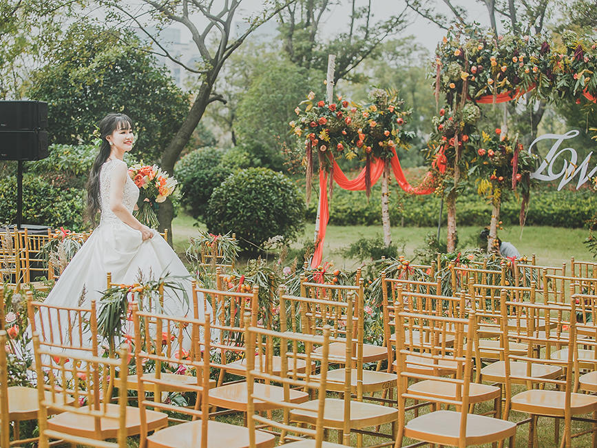 融创万达文华酒店·户外草坪婚礼