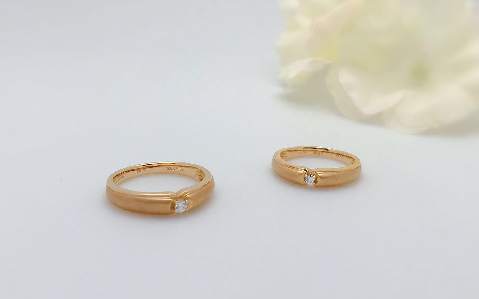 GR—美妙人生 玫瑰金对戒 