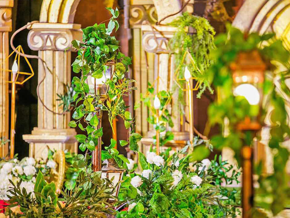 中型室内森系婚礼《失落遗迹》