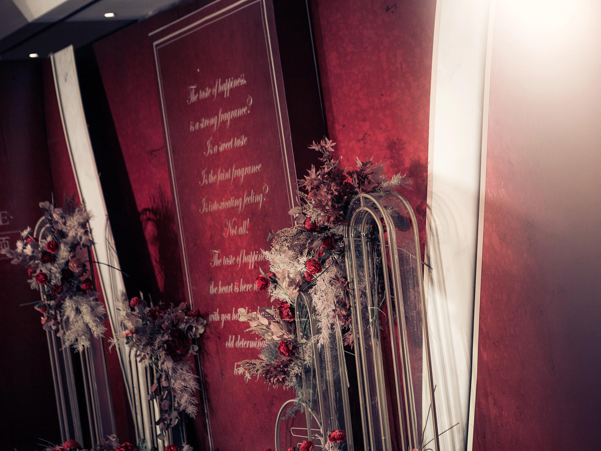 【江都新主题婚礼】复古红案例  含四大金刚