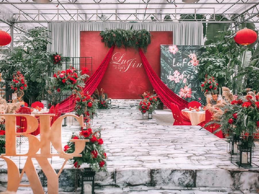 复古小清新田园风主题婚礼（含四大金刚）