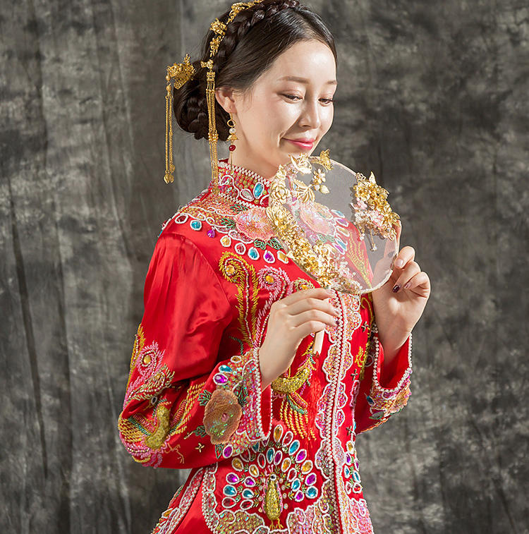 超值定制秀禾服 | 金丝银线 中式嫁衣