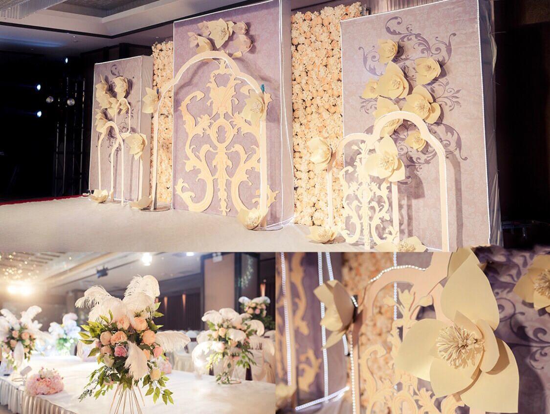 简约大气不失高级感的香槟色婚礼