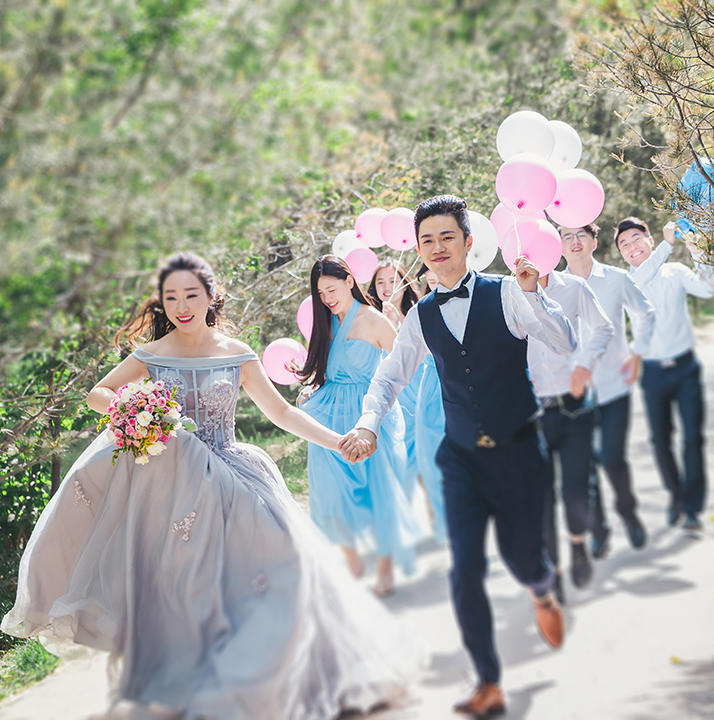 ［Dream婚纱］安心优选四件套＋当天新娘跟妆