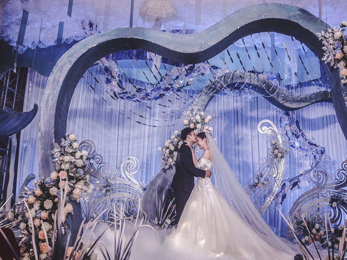 海洋主题婚礼 《蓝尾鲸相爱》