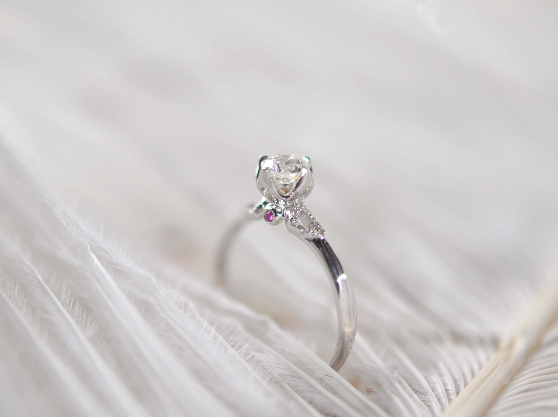 弗珞唯复古婚戒30分钻戒——秋冬新款