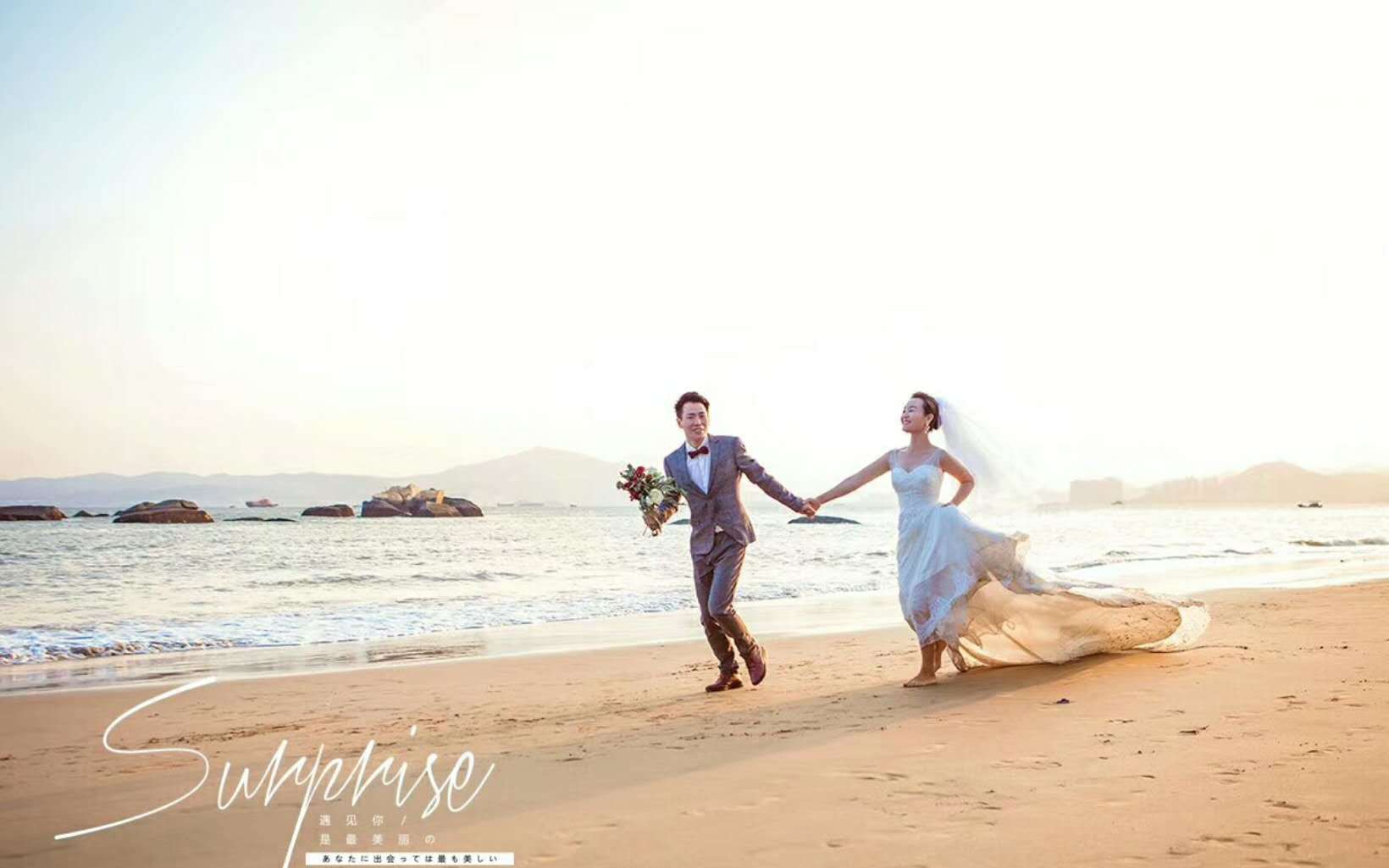 【品質(zhì)優(yōu)薦】送：酒店+包郵+接機(jī)+新婚紗