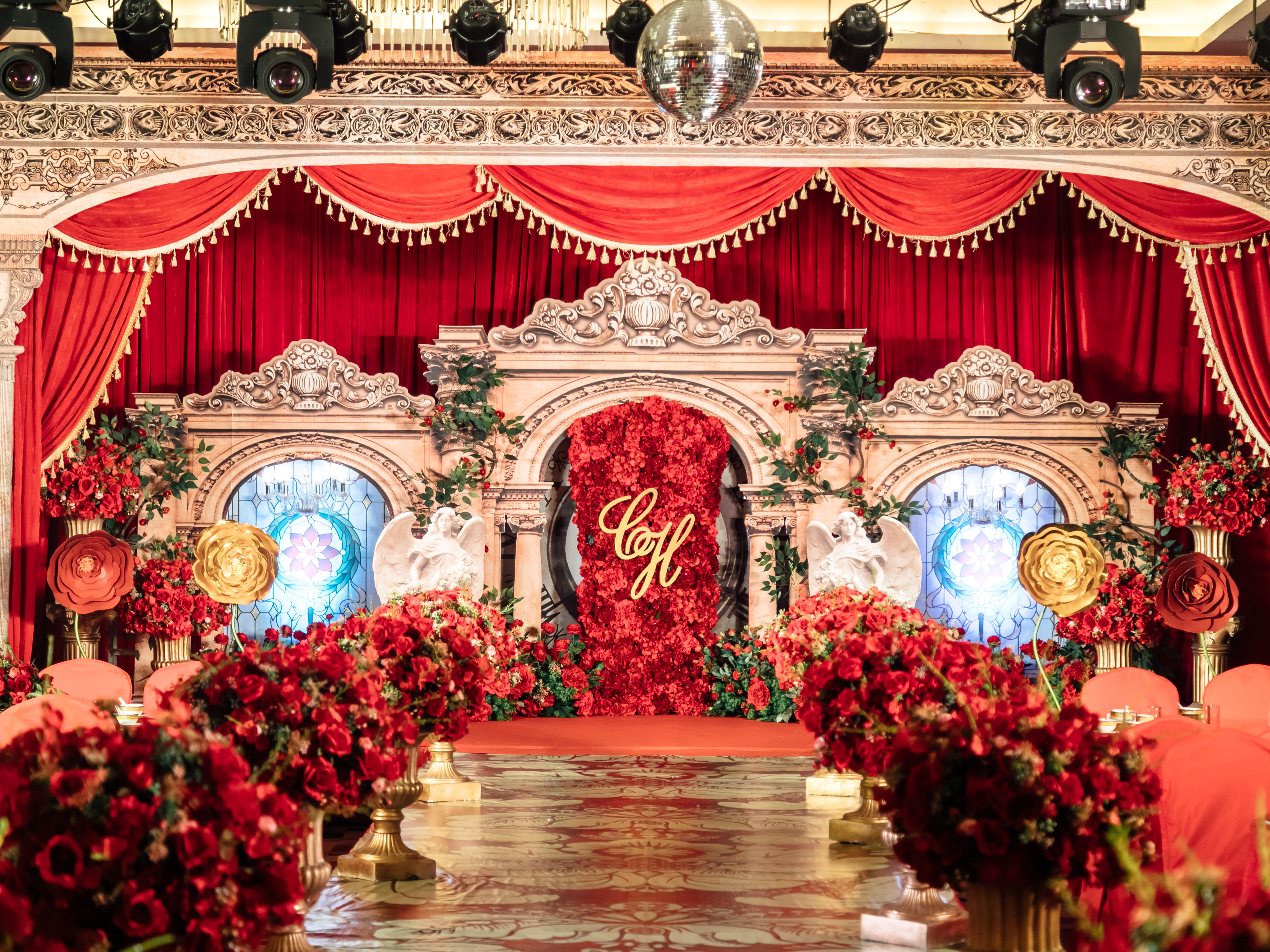 【红金复古欧式】好运来红金绚丽的闪耀光芒