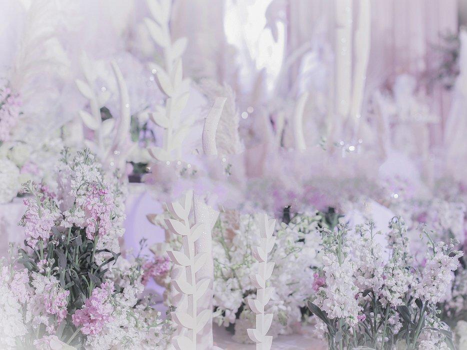 梦幻粉色精灵国度主题婚礼