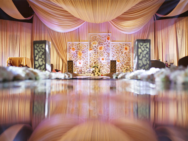 【奥丽奥婚礼】温暖大气的香槟色系婚礼