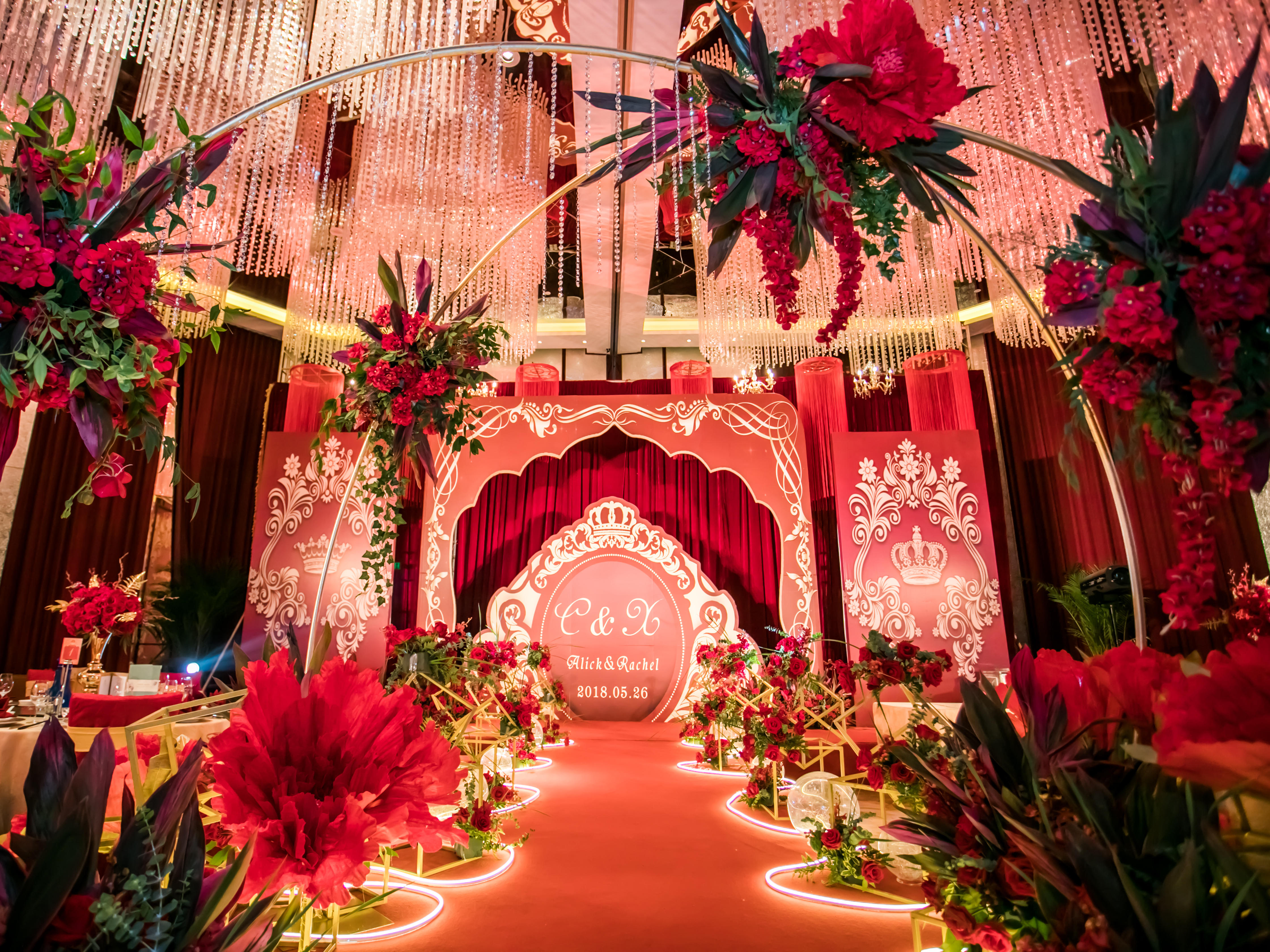 【爱度】巴洛克-红色复古风