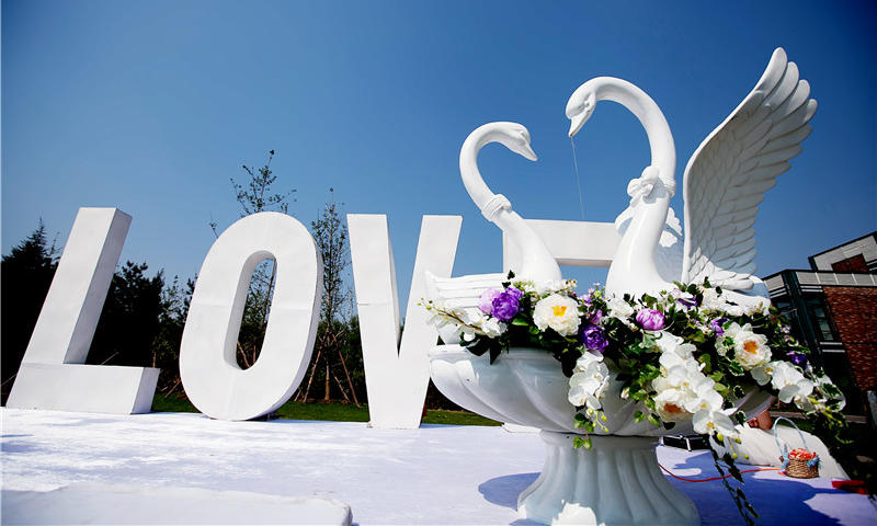 纯白之恋 文艺小清新户外婚礼