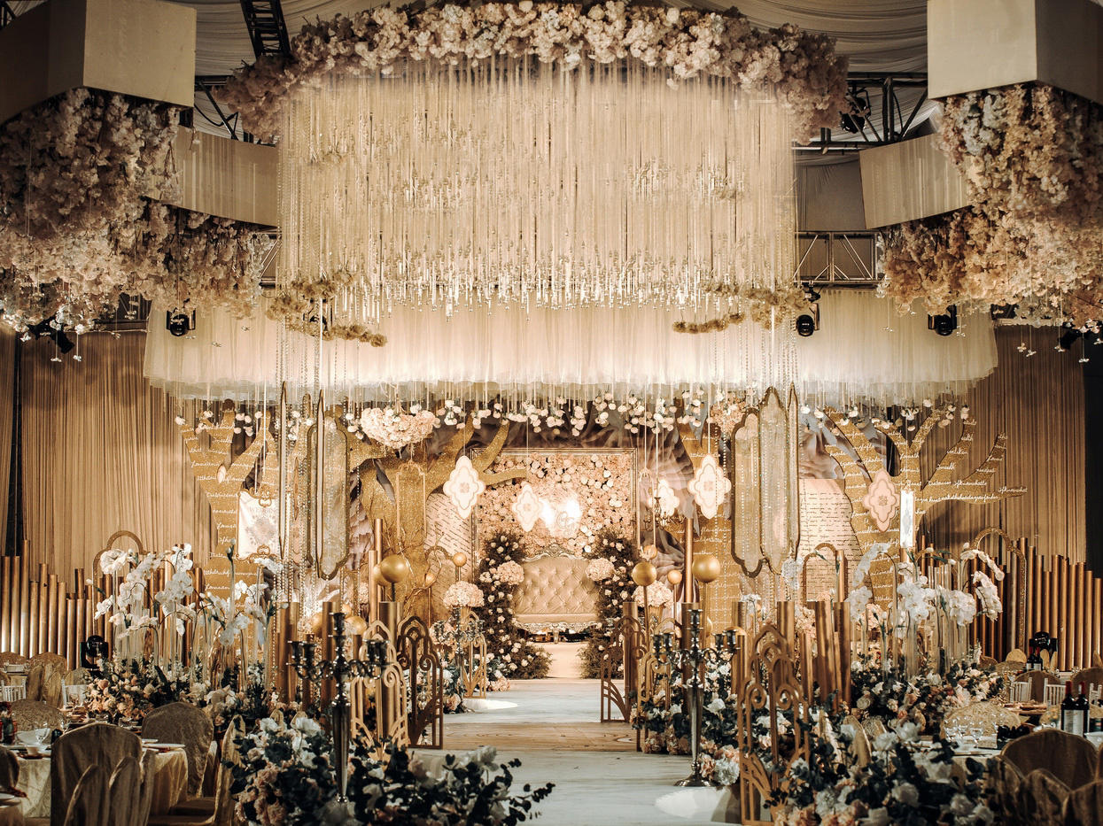 【双总监机位】金色盖茨比风高端奢华欧式定制婚礼