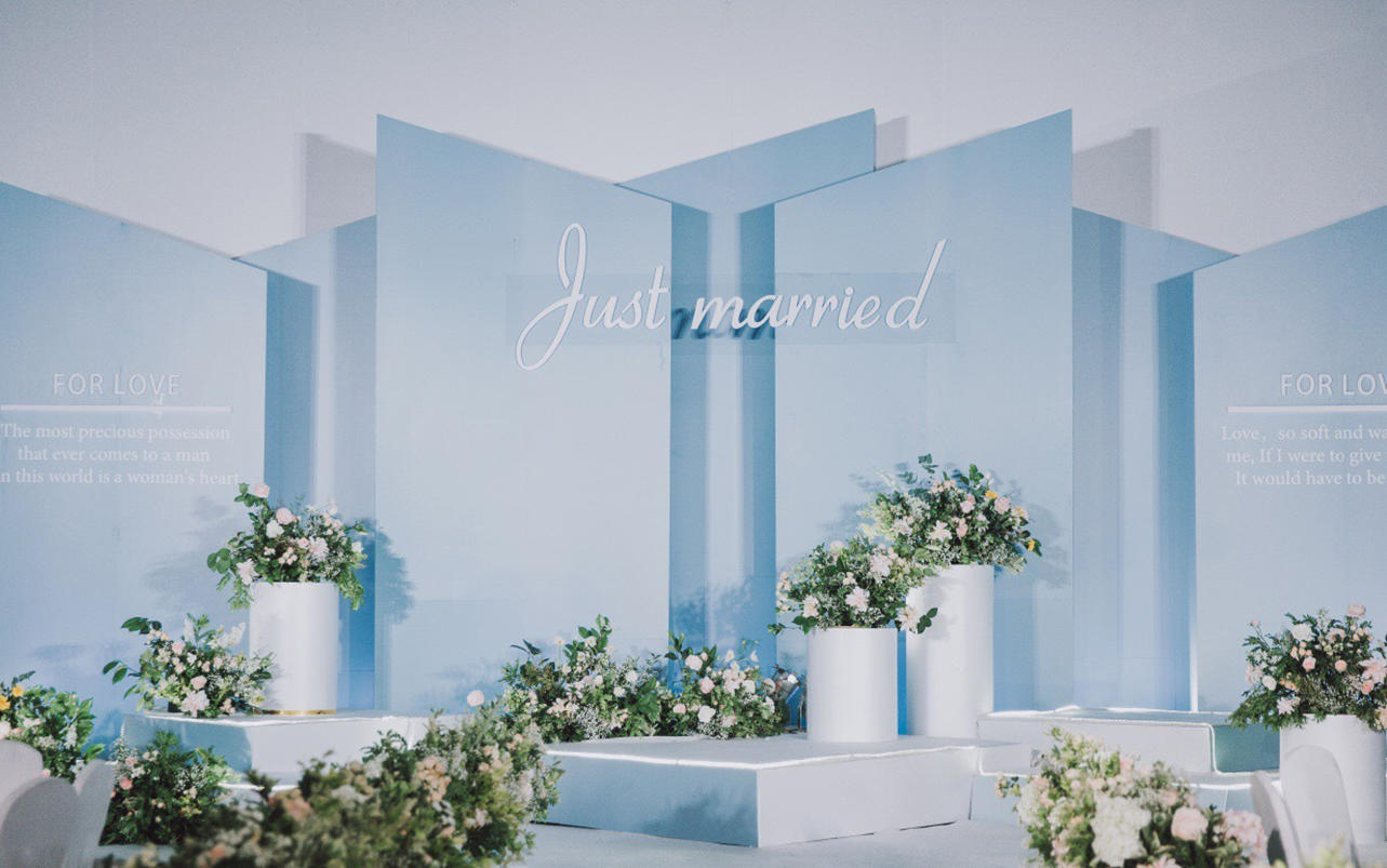  SEP九月婚礼案例 | 干净的蓝 
