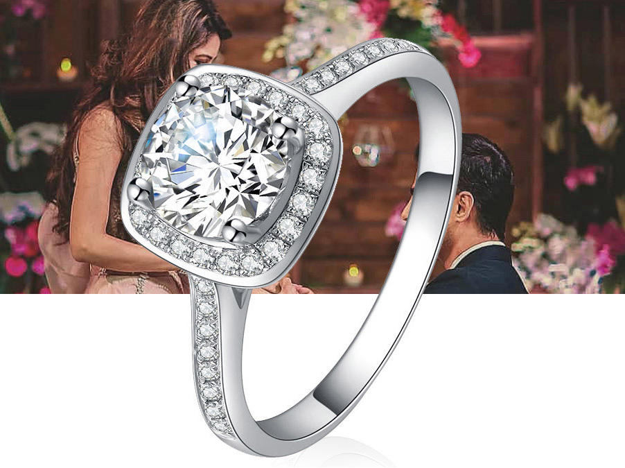 特际定制结婚钻石钻戒女婚戒50分定制款-耀世